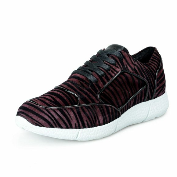 Just Cavalli Women's Multi-Color Suede Leather Fashion Sneakers Shoes US 9 IT 39